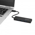 USB3.1(Gen1) Type-C 4ポート バスパワーハブ ブラック 写真4