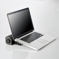 USB扇風機/2Wayタイプ/風量調整/冷却台機能/ブラック 写真4