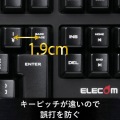 ゲーミングキーボード メンブレン ハードウェアマクロ機能 PS5 ブラック 写真4