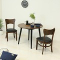 フェブラダイニングチェア2脚組(ブラウン) 写真4