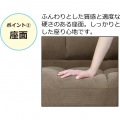 2P コーデュロイソファー パンプキンイエロー 写真4