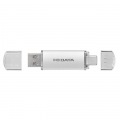 USB-A&USB-C搭載USBメモリー(USB3.2 Gen1) 128GB シルバー 写真4