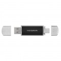 USB-A&USB-C搭載USBメモリー(USB3.2 Gen1) 128GB ブラック 写真4