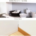 カウンター下収納 オープンラック 棚 木製 ユニット収納 ホワイト 白 幅90 奥行29.6 高さ84.9cm 白井産業 PTS-8590R WH ピタシエ 写真4