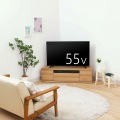 テレビ台 ローボード 白井産業 49-55V 大型テレビ対応 どんな角度でも設置可能 収納 キャスター付き ナチュラルブラウン 幅130 奥行42.2 高さ36cm ROC-3513DH NA 写真4