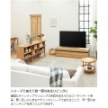 テレビ台 白井産業 65V型対応 リビングの家具を揃えられるコーディネート家具 ローボード 組立簡単 ナチュラルブラウン 幅150 高さ37 奥行41.9cm NTU-3515H NA 写真4