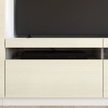 壁面収納 テレビ台 幅154cm 高さ180cm ホワイト 白木目 65V型対応 耐震機能付き ソフトクローズ扉 引出付き リビング 収納 ポルターレリビング2 P2L-1815DHWH 写真4