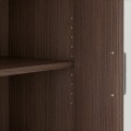 収納棚 ラック 白井産業 幅57cm 高さ180cm ダークブラウン 扉付 6ドア キャビネット 整理棚 フルニコ 写真4