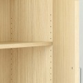 収納棚 ラック 白井産業 幅57cm 高さ180cm ナチュラルブラウン 扉付 4ドア キャビネット 整理棚 フルニコ 写真4