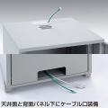 サンワサプライ 19インチマウントボックス(H1000・19U) HUB、ルーター、HDD、NAS等をコンパクトに収納 CP-103【大型商品の為時間指定不可】 写真4