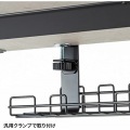 配線トレー  ケーブル配線トレー ワイヤー Sサイズ 汎用タイプ ブラック CB-CT4BK | 収納 整理 目隠し 配線受け 写真4