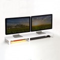 木製机上ラック(W1000・ホワイト) 写真4