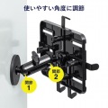 マグネット取付け式タブレットホルダー(短アーム) 写真4