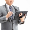 Surface Go2 カバー 耐衝撃ケース(ハンドル、スタンド、ショルダーベルト付き)PDA-SF7BK 写真4