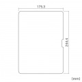 Apple iPad Air 11インチ M2用液晶保護指紋防止光沢フィルム 写真4
