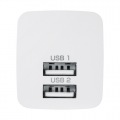 USB充電器(2ポート・合計2.4A・ホワイト) 写真4