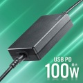 USB PD対応AC充電器(PD100W・TypeCケーブル一体型) 写真4