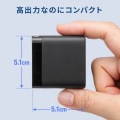 USB PD対応AC充電器(PD65W・C×3+A×1) 写真4