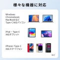 USB PD対応キューブ型AC充電器(PD45W・Type-Cケーブル付属) 写真4