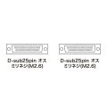 RS-232Cケーブル(25pin/クロス・同期通信・1.5m) 写真4