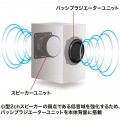 ハイパワーUSBスピーカー(ブラック) 写真4