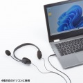 4極対応ヘッドセット 写真4