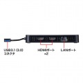 USB3.1-HDMIディスプレイアダプタ(4K対応・ 2出力・LAN-ポート付き) 写真4