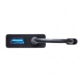 USB LAN 変換アダプタ USBハブポート付・ブラック USB-CVLAN4BKN | ハブ ポート LANポート サンワサプライ 写真4