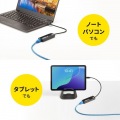 USB Type C-HDMI変換エクステンダー(4K対応) 写真3