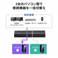 デュアルディスプレイ・4K対応HDMIパソコン切替器(エミュレーション非搭載・2:1) 写真4