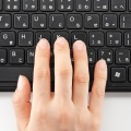 スリムキーボード(ブラック) 写真4