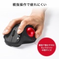 Bluetoothトラックボール(静音・5ボタン・親指操作タイプ) 写真4