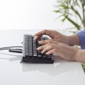 USBハブ付コンパクトキーボード 写真4