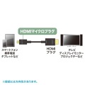 イーサネット対応ハイスピードHDMIマイクロケーブル5m 写真4