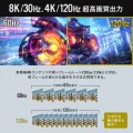 HDMI-DisplayPort変換アダプタ(8K/30Hz) 写真4