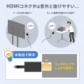ラッチ付HDMIケーブル(5m) 写真4
