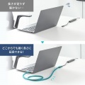USB5Gbps Type-C延長ケーブル(PD100W・1m) 写真4
