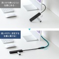 USB5Gbps Type-C延長ケーブル(L型・PD100W・0.5m) 写真4