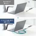 USB5Gbps Type-C延長ケーブル(L型・PD100W・1m) 写真4