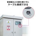 パネルマウント対応 RJ-45中継アダプタ(カテゴリ6A・STP・防水防塵) 写真4