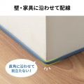 CAT7フラットLANケーブル(5m・ブルー) 写真4