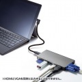 USB Type-C ドッキングハブ 写真4