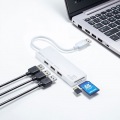 USB3.1+2.0コンボハブ カードリーダー付き 写真4