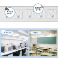 サンワサプライ 抜け止めシャッタータップ 雷ガード 7個口 3m TAP-F37SH-3SR 写真4