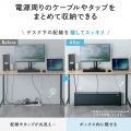 ケーブル&タップ収納ボックス 写真4