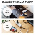 USB充電機能付きタップ Type-C搭載 写真4