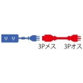 電源延長コード3m(3P-3P) 写真4