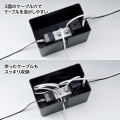 ケーブル&タップ収納ボックス 写真4