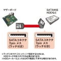 下L型シリアルATA3ケーブル 写真4