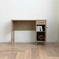LAFIKA(ラフィカ)デスク(100cm幅) デスク 机 パソコンデスク 幅100 奥行40 コンパクトデスク コンパクト PCデスク 収納 グレーナチュラル LF73-100DS-GN 写真4